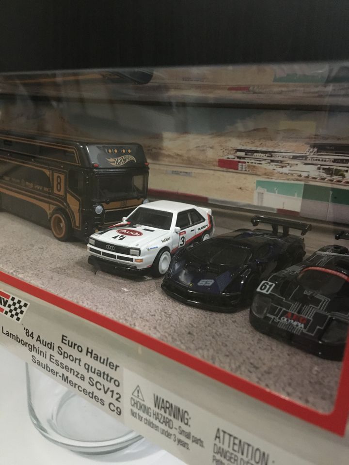 Track Day Euro Hauler Diorama