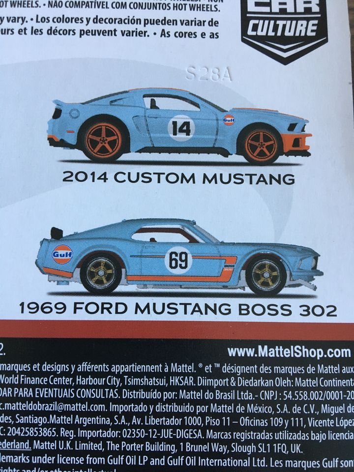 2014 Custom Mustang/1969 Ford Mustang Boss 302