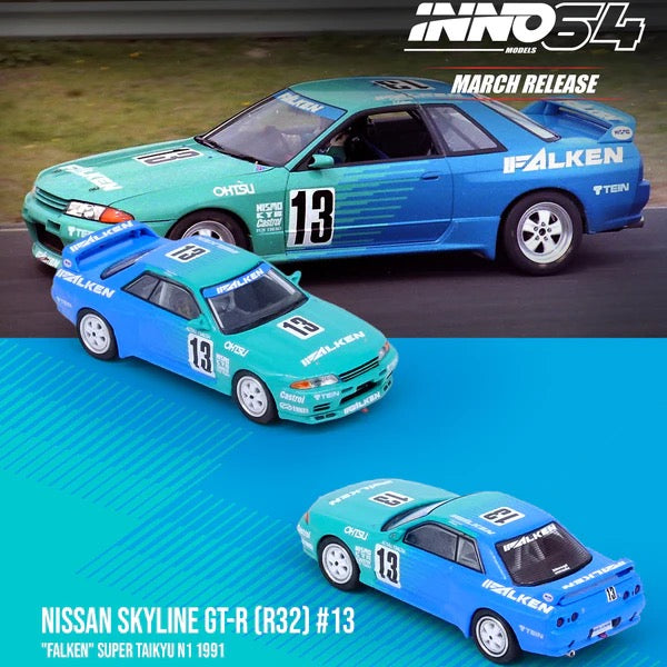 Nissan Skyline GT-R (R32) #13 “Falken” Super Taikyu N1 1991