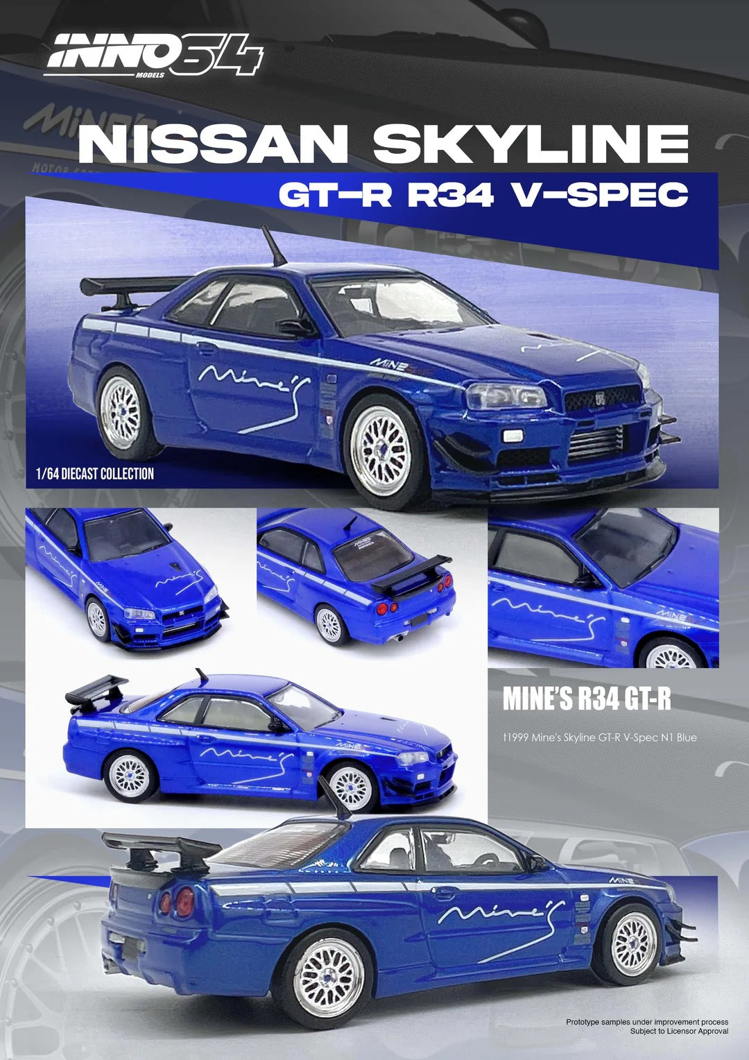 Nissan Skyline GT-R R34 V-Spec Mine’s