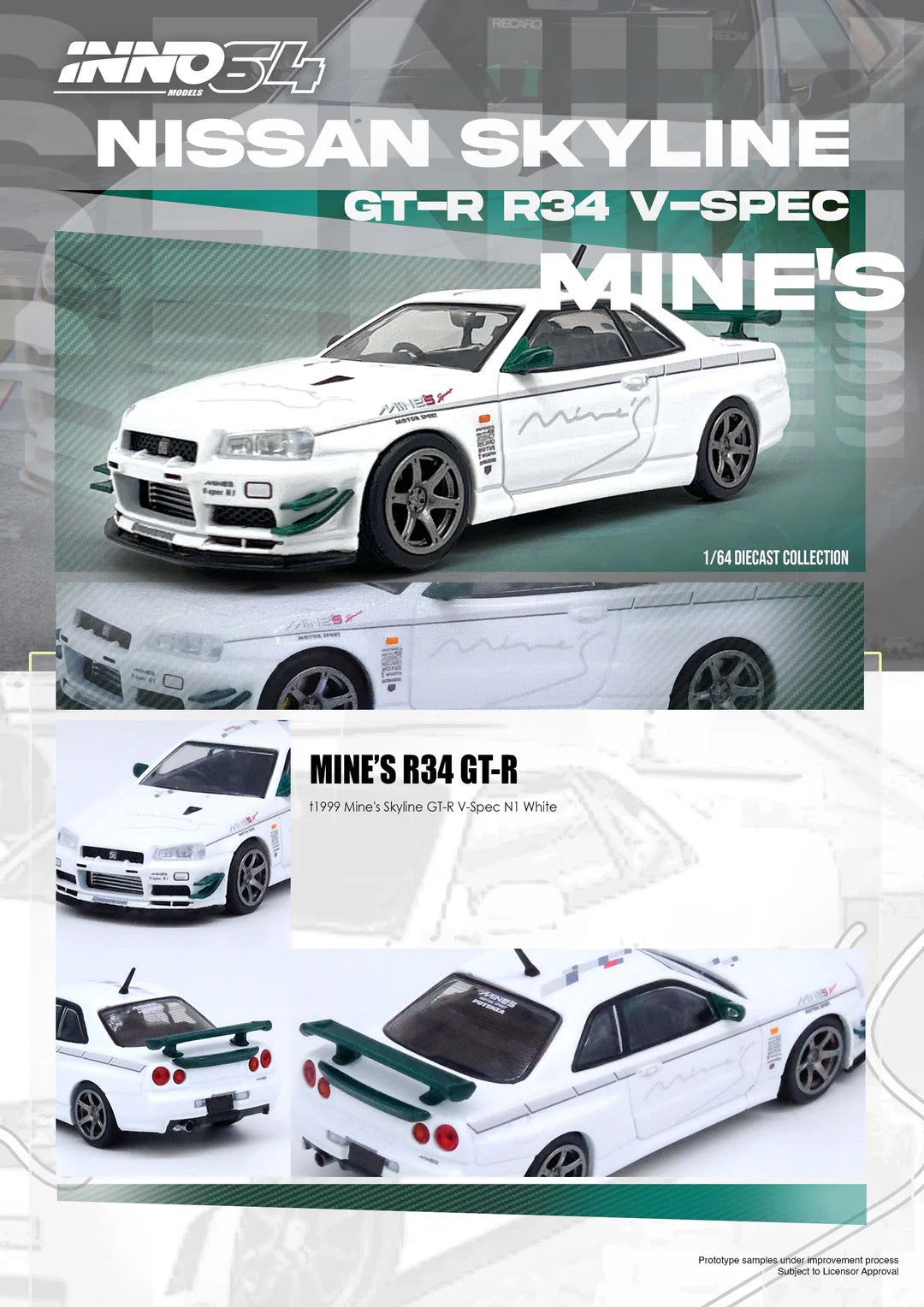 Nissan Skyline GT-R R34 V-Spec Mine’s