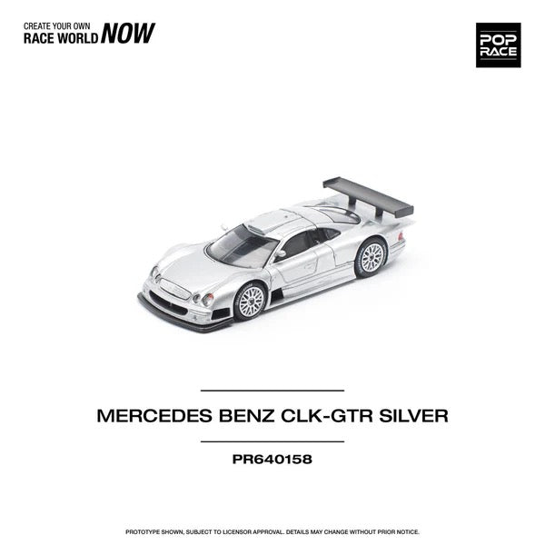 Mercedes Benz CLK-GTR Silver