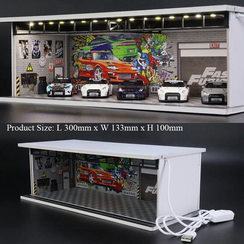 Fast and Furious Garage Diorama
