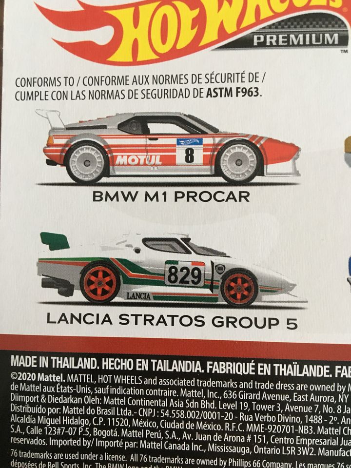 BMW M1 Procar/Lancia Stratos Group 5