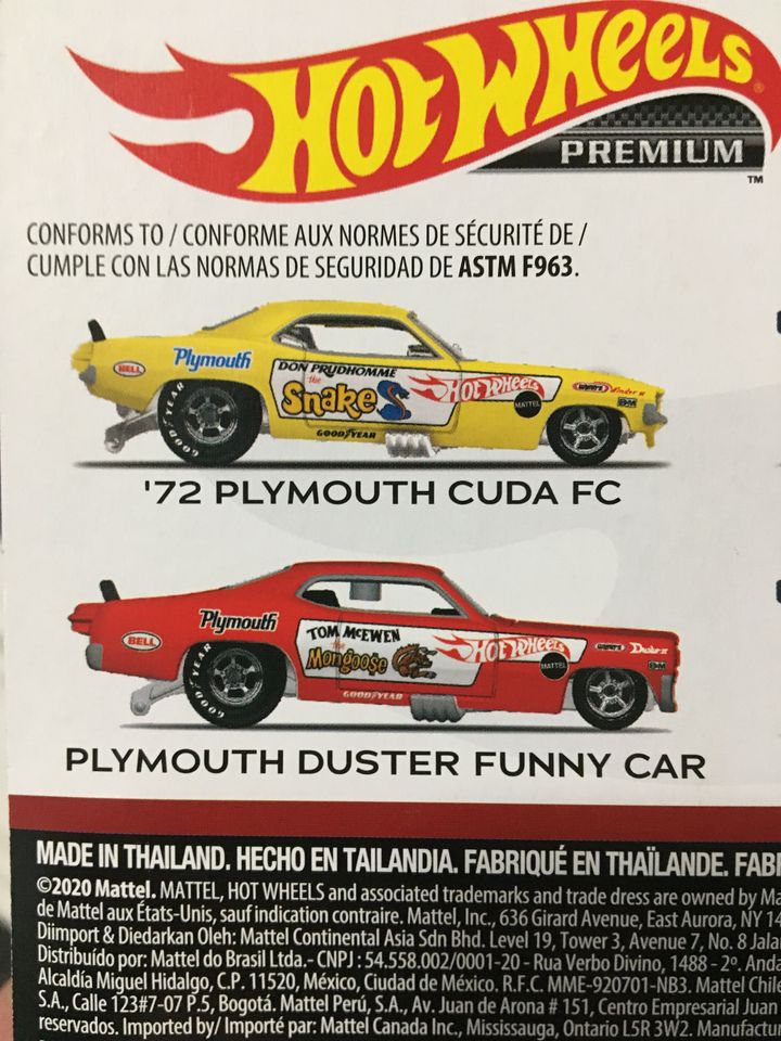 '72 Plymouth Cuda FC/Plymouth Duster Funny Car