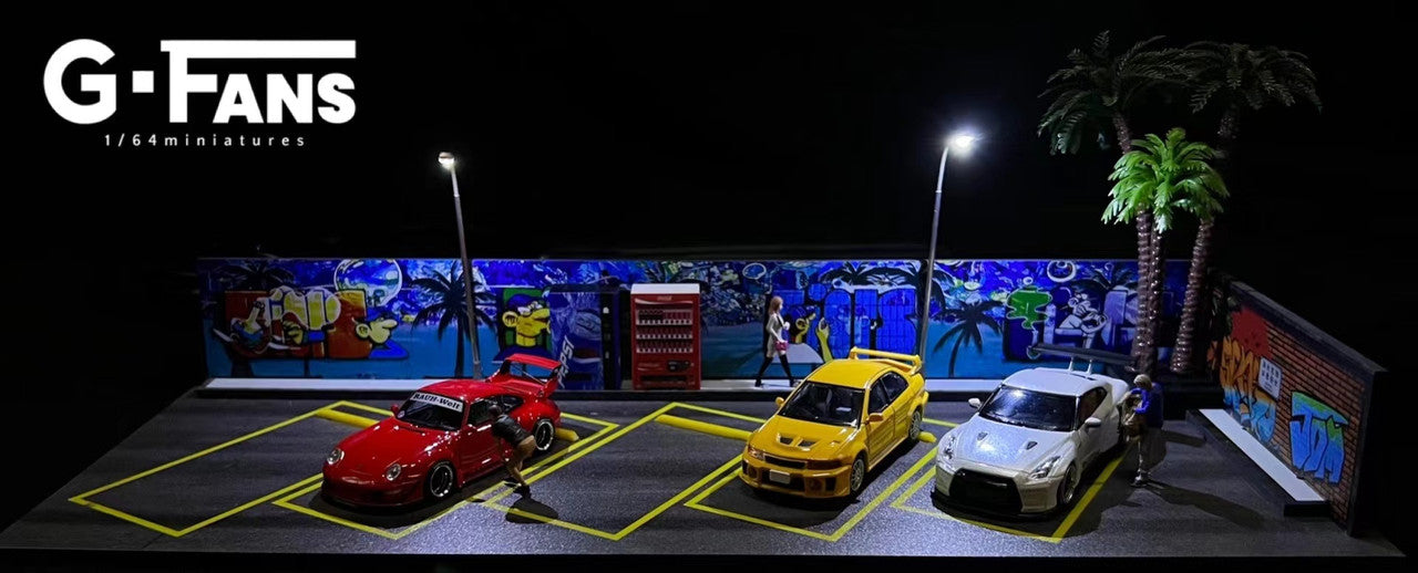 Beach Parking Scene Model