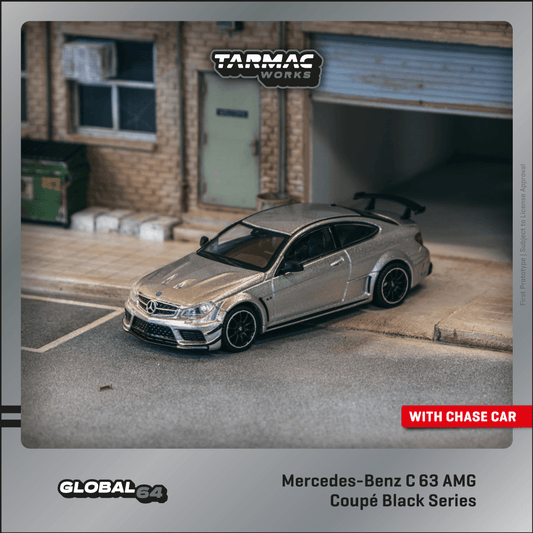 Mercedes-Benz C63 AMG Coupe Black Series in Silver Metallic