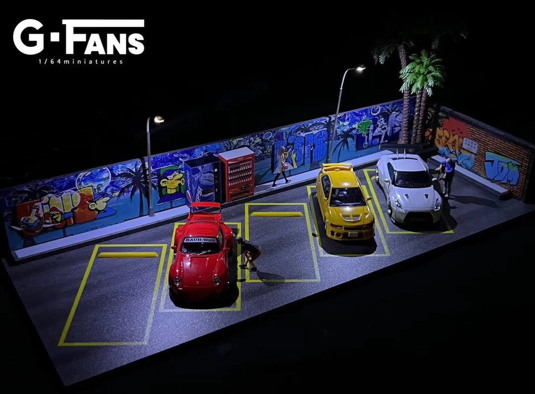 Beach Parking Scene Model