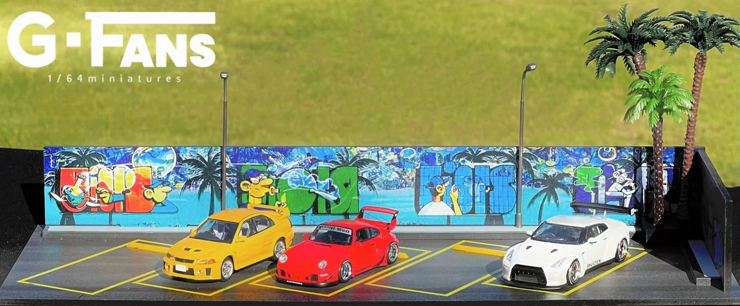 Beach Parking Scene Model