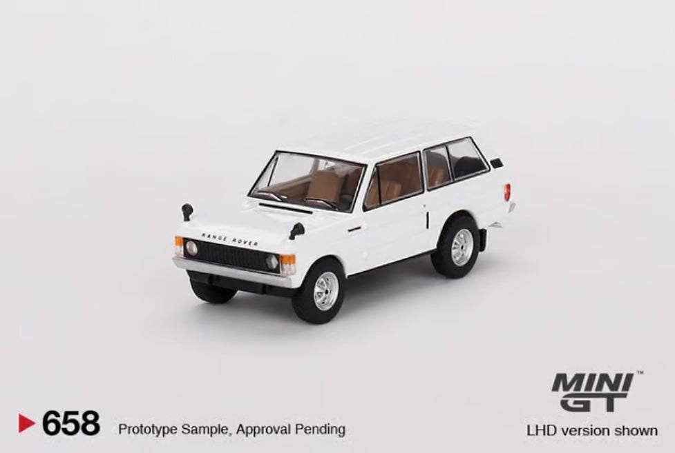 Range Rover David White LHD and Car Hauler Trailer White