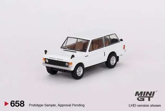 Range Rover David White LHD and Car Hauler Trailer White