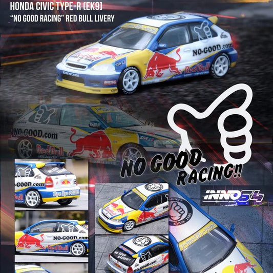 Honda Civic Type-R (EK9) “No Good Racing” Red Bull Livery