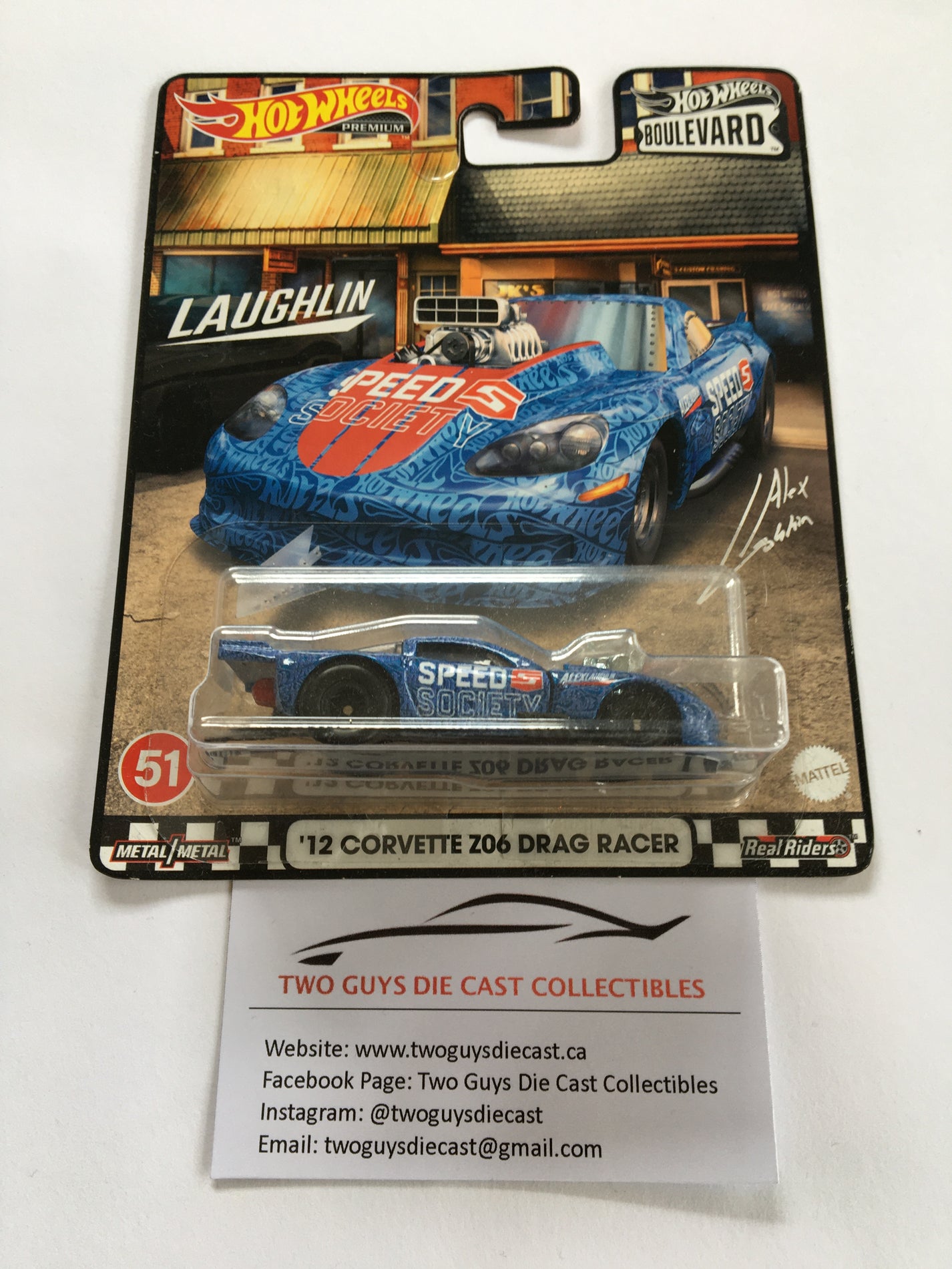 ‘12 Corvette Z06 Drag Racer – Two Guys Die Cast Collectibles