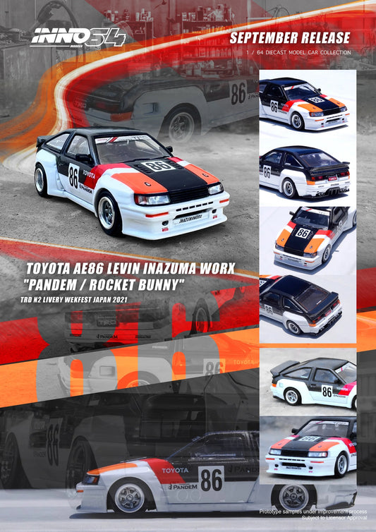 Toyota AE86 Levin Inazuma Worx “Pandem/Rocket Bunny”