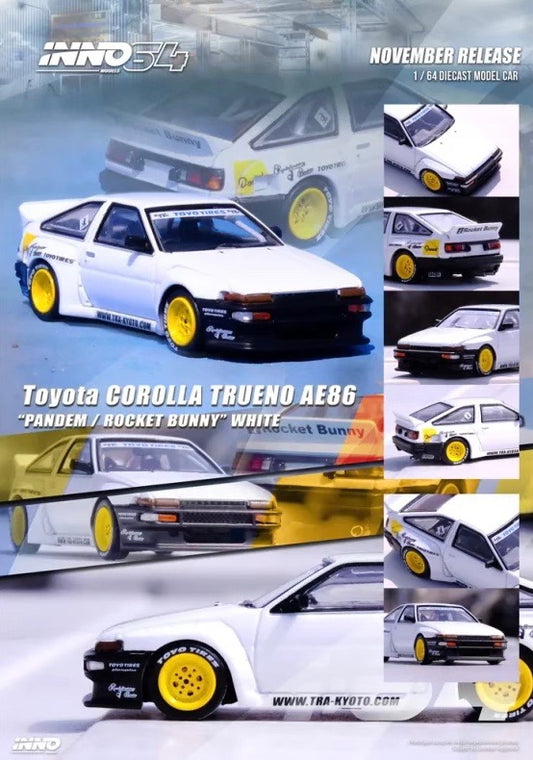 Toyota Corolla Trueno AE86 “Pandem/Rocket Bunny” White