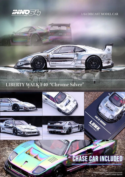 Liberty Walk F40 “Chrome Silver”